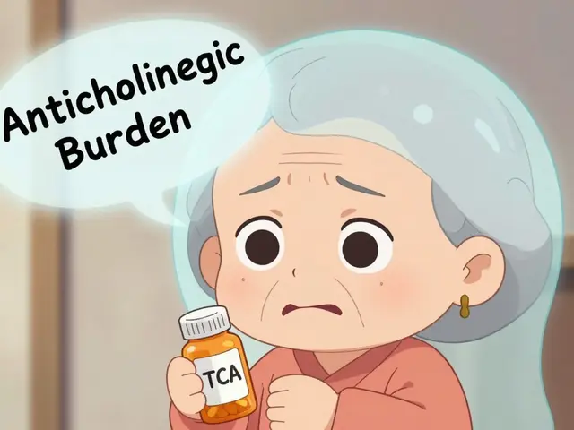 Anticholinergic Burden with Tricyclic Antidepressants: Cognitive and Cardiac Risks